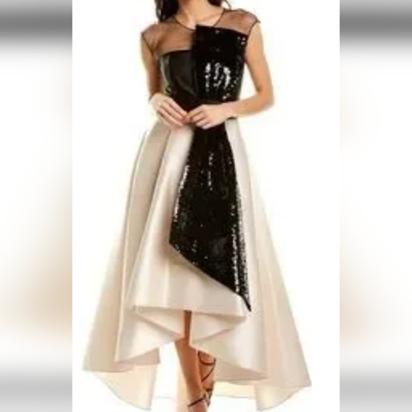 SACHIN + BABI FAITH BOW GOWN Size 0 - Picture 8 of 12